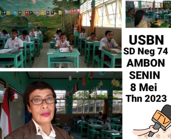 
					Kepsek SDN 74 Ambon Mengaku Bangga Dengan 21 Anak Yang Mengikuti USBN,