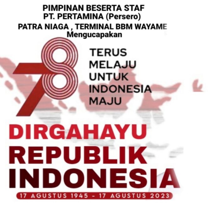 
					Pt Pertamina (Persero) Patra Niaga “Dirgahayu Republik Indonesia ke 78