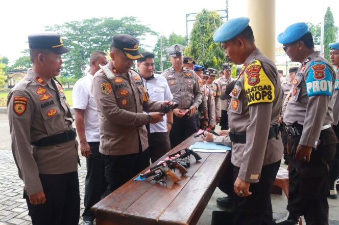
					Polres Lampung Timur Kumpulkan Senjata Api Jelang Pilkada 2024