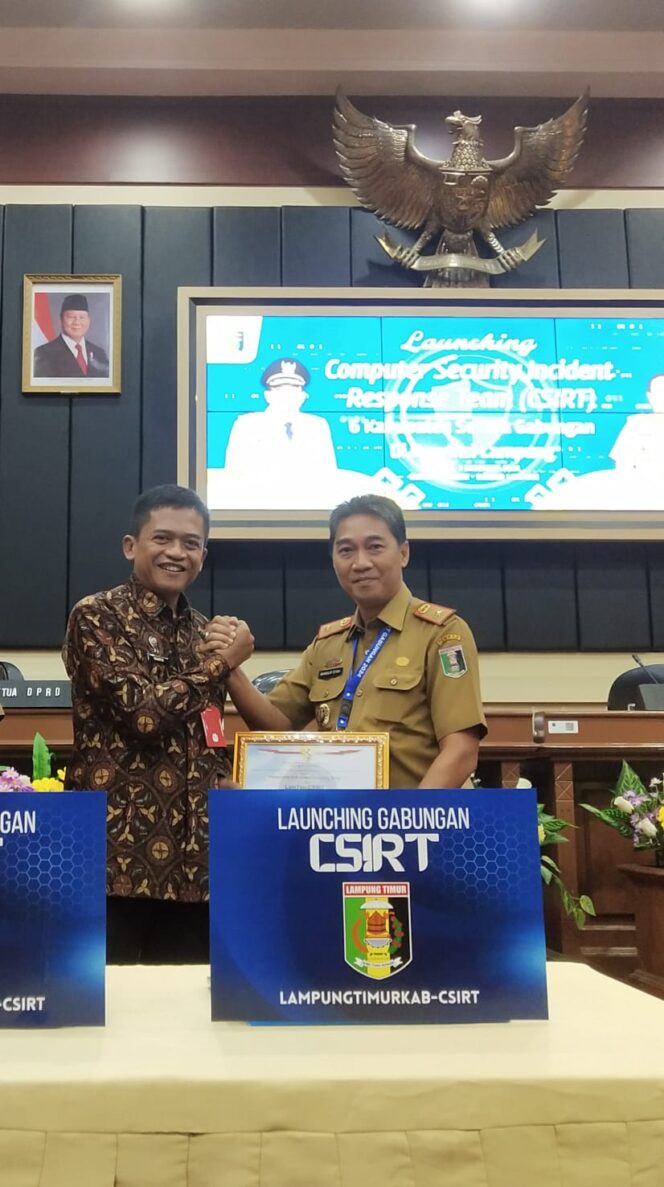 
					Lampung Timur Resmi Miliki CSIRT, Langkah Strategis Jaga Keamanan Siber