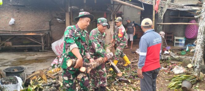 
					TNI dan Masyarakat Bersatu, Bantu Korban Angin Puting Beliung di Lampung Timur