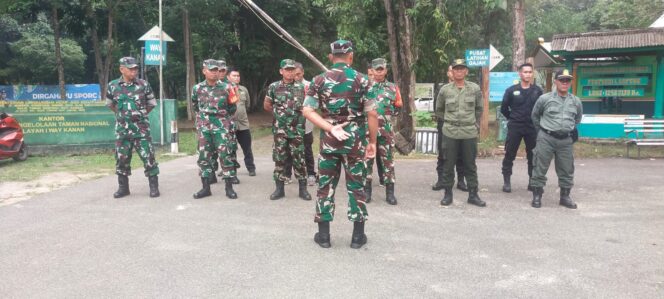 
					Kodim 0429/Lamtim Garda Terdepan Pelestarian Way Kambas dan Keamanan Kunjungan Menteri